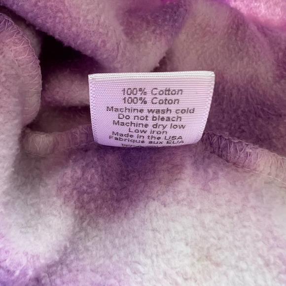 CLARE V. for Anthropologie Iris Purple Tie-Dye Sweatshirt - Picture 7 of 8